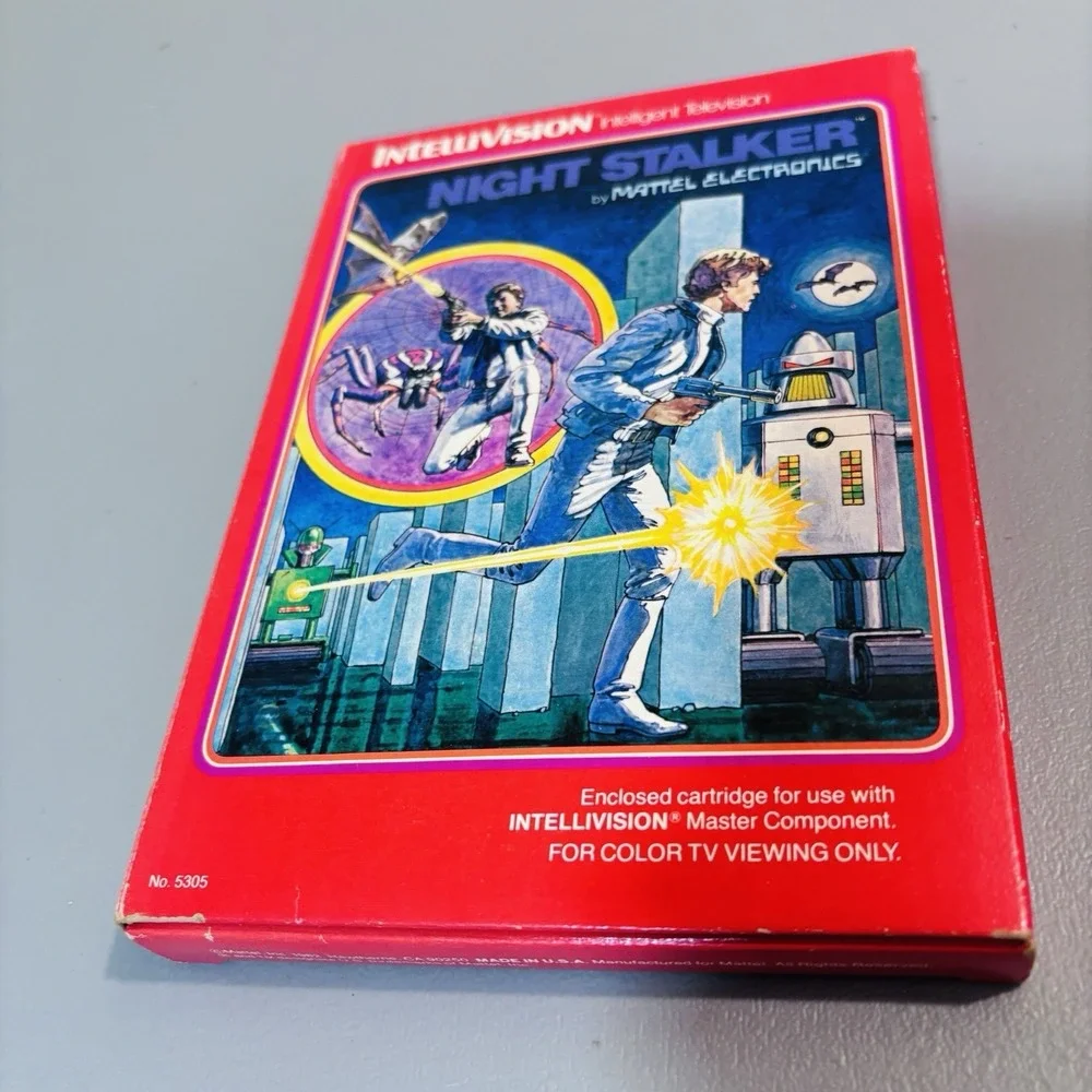 Night Stalker Intellivision, 1982 Video Game Complete In Box Clean